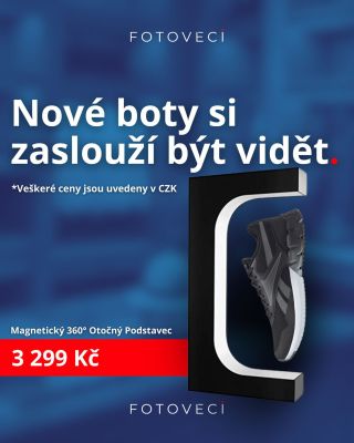 Nové botky si zaslouží být vidět! 🙈🤣 Mrkněte na levitující stojan na tenisky! 👟 Kód: D10/1 #Fotoveci #fotovecicz #trend...